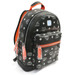 MCM - Visetos Leather Black & Orange Small Backpack