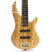 GLARRY - GIB 5-String BASS Guitar Natural w/Gold Hardware w/Gig Bag