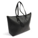 BURBERRY - Medium Grainy Black Leather Tote Hand Bag