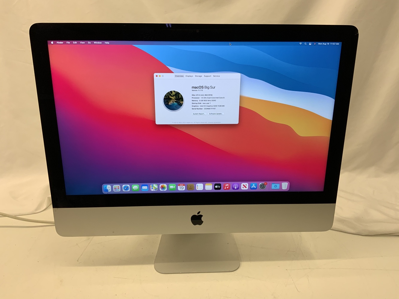 Apple iMac A1418 Core i5 2.7G メモリDDR3 8G HDD1TB imac14 1 初期化済み(iMac)｜売買されたオークション情報、yahooの商品情報をアーカイブ公開  - オークファン iMac