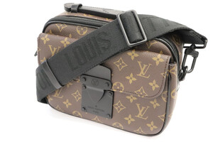 LOUIS VUITTON - S Lock MACASSAR Monogram Messenger Bag w/ENTRUPY CoA