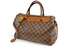 LOUIS VUITTON - PM Damier Ebene GREENWICH Hand Bag w/COA