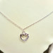 Silver Anklet with Heart Charm