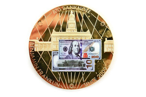 BENJAMIN FRANKLIN 100 Banknote - Commemorative Coin