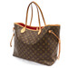 LOUIS VUITTON - Neverfull GM Monogram Canvas w/Leather Trim Tote Bag