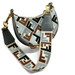 FENDI Moonlight Mini Bag - Embroidered FF Canvas & Grey Leather (7AS089 ARC3)