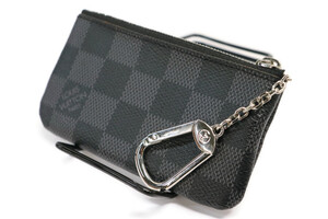 LOUIS VUITTON Damier Graphite Pochette Clés Coin Pouch- Excellent