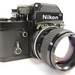 NIKON F2 - Black Camera w/Motor Drive / 3 Lenses / HOYA Filters / Hoods / Caps 