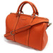 GUCCI - MicroGUCCIssima BOSTON Orange Leather Shoulder Bag