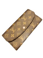 LOUIS VUITTON Monogram Emilie Wallet Pink 