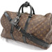 LOUIS VUITTON - Monogram Macassar KEEPALL Bandoulière 45 Duffle w/CoA