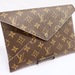 LOUIS VUITTON Large Kirigami Pouch Monogram SN1211 Envelope Clutch Excellent