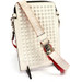 CHRISTIAN LOUBOUTIN - Spiked White Leather LOUBILAB Crossbody Phone Pouch