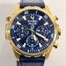 BULOVA - MARINE STAR #97B168 Steel / Blue Silicone 43mm Quartz Chronograph Watch