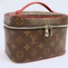 LOUIS VUITTON - Monogram / Red NICE MINI Vanity Case