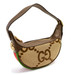 GUCCI - OPHIDIA Giant Monogram Small Shoulder Bag Brown Canvas / Leather
