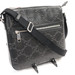 GUCCI - Embossed Black Leather Crossbody MESSENGER Bag