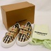 Burberry Mini Markham Toddler Sneakers Vintage Check Velcro - Box & Dust Bag