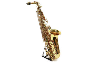  Mendini by Cecilio Alto Saxophone MAS-L - Barely Used w/ Full Accessory Bundle