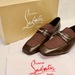 Christian Louboutin MJ Moc Uomo Flat Cosme Brown Loafers Sz 45.5 / 12.5 Unworn