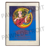 1989 Signed Concert Art Poster Artist Rights Today GRIFFIN WILSON MOUSE KELLEY 