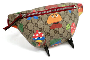GUCCI - Kids GG Printed Mushrooms Fanny Pack / Belt Bag