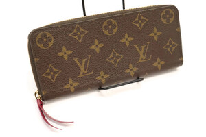 LOUIS VUITTON Zippy Wallet Monogram Canvas Fuchsia - Excellent + Box 