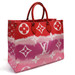 LOUIS VUITTON OnTheGo GM Escale Rouge Pink Red Monogram Giant Tote - VGC