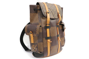 LOUIS VUITTON x NIGO Christopher PM Backpack Giant Damier Ebene Monogram N40358