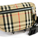 BURBERRY - Small Vintage Check Belt Bag Waist Pack – Beige – Good Condition