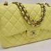 CHANEL 21P Yellow Jumbo Double Flap Grained Calfskin Gold HW w/ Card & Tags