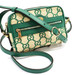 GUCCI Supreme Green “Straw Effect” GG Crossbody 517350 / 562600 - Excellent
