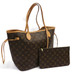 LOUIS VUITTON Neverfull MM Monogram Tote w/ Pochette - Very Good + CoA