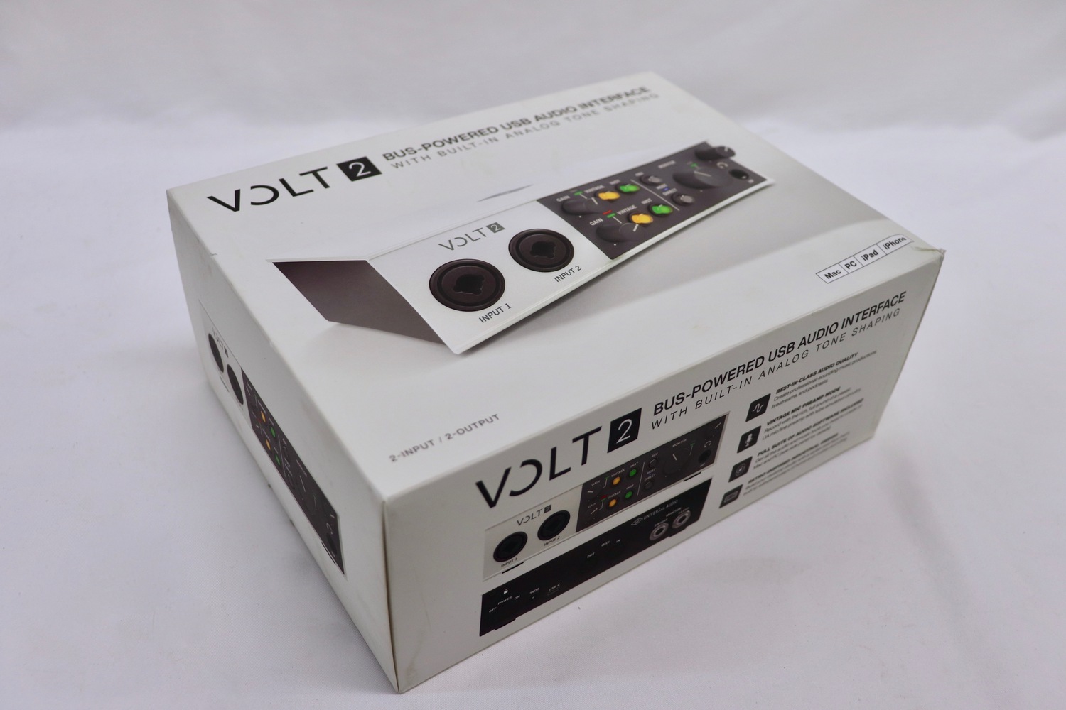 UNIVERSAL AUDIO Volt 2 USB Audio Interface Open Box Complete